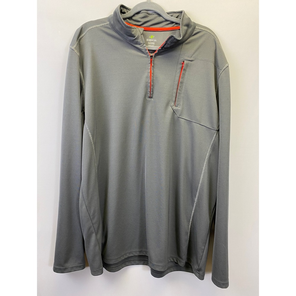 NordicTrack Gray Quarter Zip‎ Pullover Gorpcore Activewear Outdoor Utility XXL